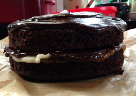 deep chocolate cake